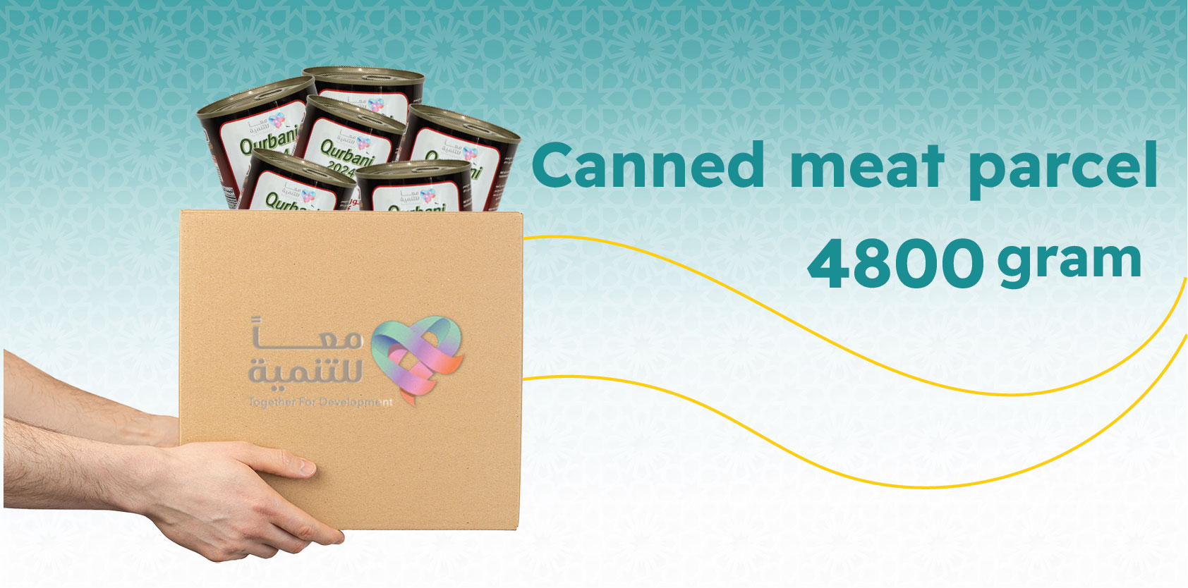 Supplying a 4,800 g package of canned meat