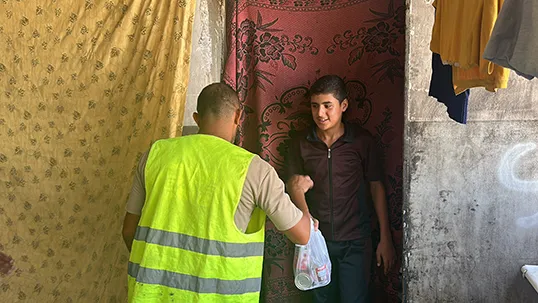 A child from northern Gaza.