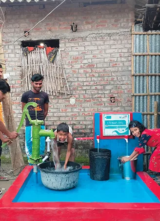 Surface Water Well- with Electrical Pump & Hydraulic Pump & Cement Tub